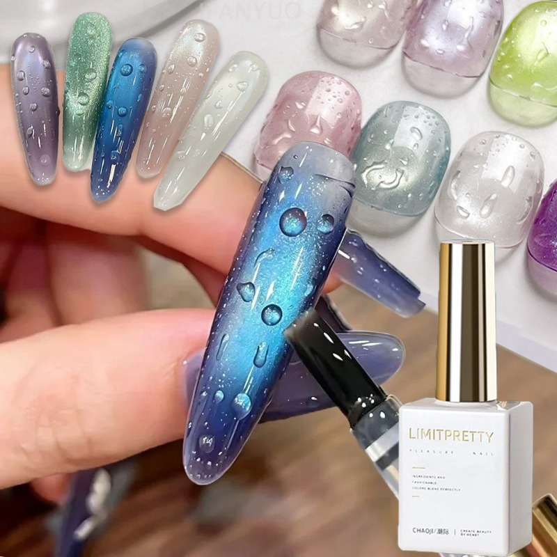 Cucumber Cooling Gel - Zestaw żeli do paznokci Water Drop,