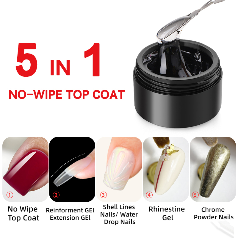 MSHARE 3D Top Coat Gel 50ml 5  – Cucumber Cooling Gel recenzja i cena
